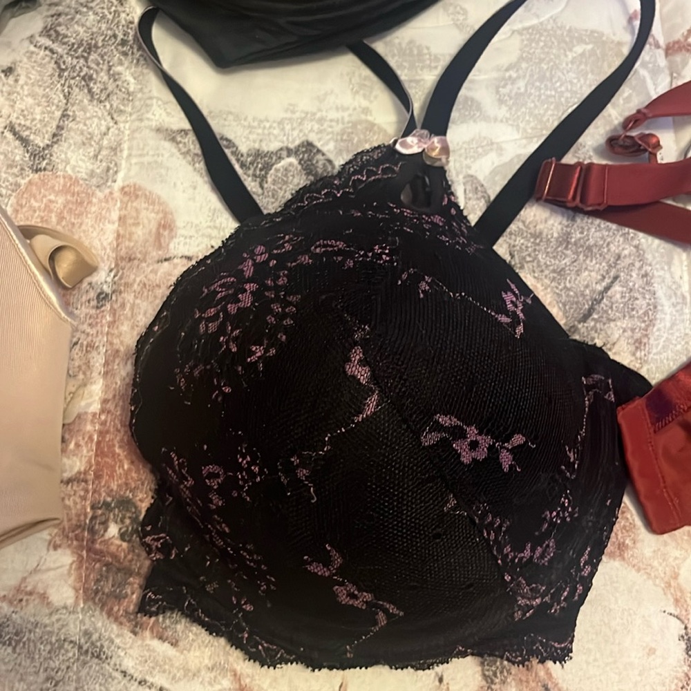 Almost new. , padded black and violet